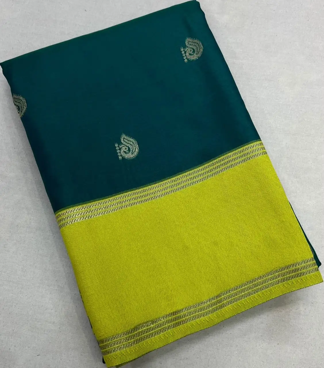 Soft Magenta Purple Gajji Soft Silk Saree